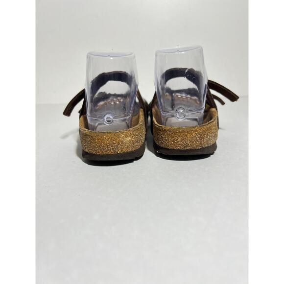 Birkenstock Bronze Birko Flor Mayari Toe Thong Adjust Sandal 37 Reg-Wide 6-6.5 - Picture 7 of 9